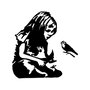 Wallity Banksy Metal 07 Escultura de pared